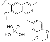 CAS#: 6670-95-7， 1-(4-Ethoxy-3-methoxybenzyl)-6,7-dimethoxy-3-methylisoquinoline phosphate