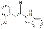 CAS#: 66700-40-1， alpha-((2Methoxyphenyl)Methylene)-1H-Benzimidazol-2-Acetonitrile