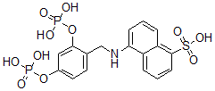 CAS 登录号:66731-46-2, N-(2,4-二磷酰苄基)-1-氨基-5-萘磺酸