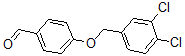 structure of CAS# 66742-56-1, 4-[(3,4-Dichlorophenyl)Methoxy]-Benzaldehyde;4-[(3,4-Dichlorobenzyl)Oxy]Benzaldehyde(SALTDATA: FREE);4-[(3,4-Dichlorobenzyl)Oxy]Benzaldehyde , Tech;4-[(3,4-DICHLOROBENZYL)OXY]BENZENECARBALDEHYDE