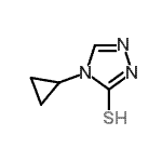 CAS#: 667437-96-9， 4-Cyclopropyl-2,4-dihydro-3H-1,2,4-triazole-3-thione