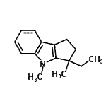 CAS#: 667466-10-6， 3-Ethyl-3,4-dimethyl-1,2,3,4-tetrahydrocyclopenta[b]indole