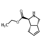 CAS#: 667468-14-6， Ethyl (1S,3aR,6aS)-1,2,3,3a,6,6a-hexahydrocyclopenta[c]pyrrole-1-carboxylate