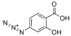 structure of CAS# 66761-27-1, 4-Azidosalicylic Acid;3-Azido-5-Hydroxy-Benzoic Acid;4-Azidosalicylic Acid;Benzoic Acid, 4-Azido-2-Hydroxy-