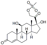 CAS#: 6677-96-9， 11beta,17,21-Trihydroxypregn-4-Ene-3,20-Dione 21-Methanesulphonate