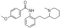 CAS#: 66778-36-7， 4-Methoxy-N-[2-[2-(1-Methyl-2-Piperidinyl)Ethyl]Phenyl]-Benzamide