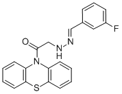CAS#: 66786-23-0， 3-Fluorobenzaldehyde (2-Oxo-2-(10H-Phenothiazin-10-Yl)Ethyl)Hydrazone