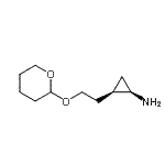 CAS#: 669087-52-9， (1R,2R)-2-[2-(Tetrahydro-2H-pyran-2-yloxy)ethyl]cyclopropanamine