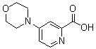 结构式 CAS# 66933-68-4, 4-(4-吗啉基)-2-吡啶羧酸