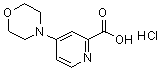 结构式 CAS# 66933-70-8, 4-吗啉基吡啶-2-羧酸盐酸盐