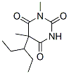 CAS 登录号：66941-00-2， 1,5-二甲基-5-(1-乙基丙基)巴比妥酸