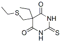 CAS 登录号:66968-43-2, 5-乙基-5-(乙硫基甲基)-2,3-二氢-2-硫代-4,6(1H,5H)-嘧啶二酮