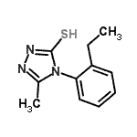 CAS#: 669755-34-4， 4-(2-Ethylphenyl)-5-methyl-2,4-dihydro-3H-1,2,4-triazole-3-thione