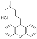 CAS#: 6702-78-9, N,N-Dimethyl-3-(9-xanthenylidene)propan-1-amine hydrochloride