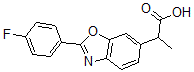 CAS#: 67031-45-2， 2-(4-Fluorophenyl)-alpha-Methyl-6-Benzoxazoleacetic Acid