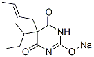 CAS#: 67049-98-3， 5-(2-Butenyl)-5-Sec-Butyl-2-Sodiooxy-4,6(1H,5H)-Pyrimidinedione