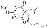 CAS#: 67050-74-2, 5-(Butylthiomethyl)-5-Isobutyl-2-Sodiooxy-4,6(1H,5H)-Pyrimidinedione