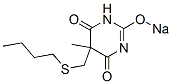 CAS#: 67050-76-4， 5-(Butylthiomethyl)-5-Methyl-2-Sodiooxy-4,6(1H,5H)-Pyrimidinedione