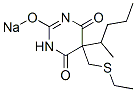 CAS#: 67051-16-5， 5-(Ethylthiomethyl)-5-(1-Methylbutyl)-2-Sodiooxy-4,6(1H,5H)-Pyrimidinedione