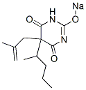CAS#: 67051-45-0， 5-(2-Methyl-2-Propenyl)-5-(1-Methylbutyl)-2-Sodiooxy-4,6(1H,5H)-Pyrimidinedione
