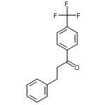 structure of CAS# 67082-00-2, 3-Phenyl-1-[4-(trifluoromethyl)phenyl]-1-propanone;3-phenyl-4'-trifluoromethylpropiophenone