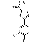 CAS#: 671192-09-9， 1-[5-(3-Chloro-4-fluorophenyl)-2-furyl]ethanone