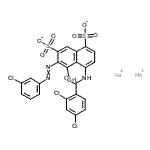 CAS#: 6713-60-6， Disodium 6-[(3-Chlorophenyl)Diazenyl]-4-[(2,4-Dichlorobenzoyl)Amino]-5-Hydroxy-1,7-Naphthalenedisulfonate
