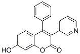 CAS 登录号:67210-69-9, 7-羟基-4-苯基-3-(3-吡啶基)-2H-1-苯并吡喃-2-酮