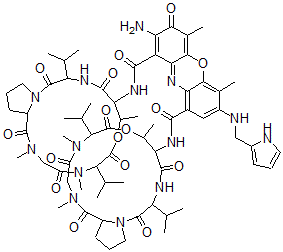 CAS#: 67230-67-5， 7-[[(1H-Pyrrol-2-Yl)Methyl]Amino]Actinomycin D