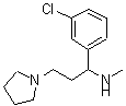 CAS#: 672309-96-5， 1-(3-Chlorophenyl)-N-methyl-3-(1-pyrrolidinyl)-1-propanamine
