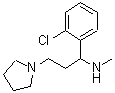 CAS#: 672309-98-7， 1-(2-Chlorophenyl)-N-methyl-3-(1-pyrrolidinyl)-1-propanamine