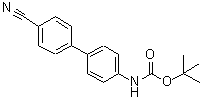 CAS#: 672309-99-8， 2-Methyl-2-propanyl (4'-cyano-4-biphenylyl)carbamate