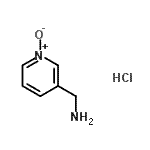 CAS#: 672324-61-7， 1-(1-Oxido-3-pyridinyl)methanamine hydrochloride (1:1)