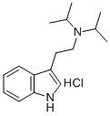 structure of CAS# 67292-67-5, N,N-Diisopropyltryptamine hydrochloride;2-(1H-Indol-3-Yl)Ethyl-Diisopropyl-Ammonium Chloride;2-(1H-Indol-3-Yl)Ethyl-Diisopropylammonium Chloride;Indole, 3-(2-(Diisopropylamino)Ethyl)-, Monohydrochloride