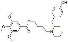 CAS#: 67293-62-3， 3,4,5-Trimethoxybenzoic Acid 4-[N-[2-(4-Hydroxyphenyl)-1-Methylethyl]-N-Propylamino]Butyl Ester
