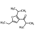 CAS#: 672932-73-9， 1-(5-Ethyl-2-isopropyl-3-furyl)-2-methyl-1-propanone
