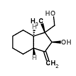 CAS#: 672936-73-1， (1R,2S,3aR,7aR)-1-(Hydroxymethyl)-1-methyl-3-methyleneoctahydro-1H-inden-2-ol