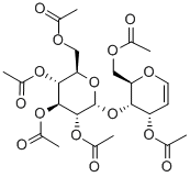 CAS#: 67314-34-5， [(2R,3S,4R)-4-Acetyloxy-3-[(2R,3R,4S,5R,6R)-3,4,5-triacetyloxy-6-(acetyloxymethyl)oxan-2-yl]oxy-3,4-dihydro-2H-pyran-2-yl]methyl acetate