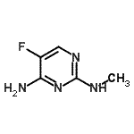 CAS#: 67316-31-8， 5-Fluoro-N<sup>2</sup>-methyl-2,4-pyrimidinediamine
