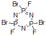 CAS#: 67336-18-9， 2,4,6-Tribromo-2,4,6-Trifluoro-2,2,4 ,4,6,6-Hexahydro-1,3,5,2,4,6-Triazatriphosphorine