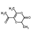 CAS#: 673502-34-6， 5-Acetyl-3,6-dimethyl-1,4-dioxin-2(3H)-one