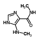 CAS 登录号：6736-40-9， N-甲基-4-(甲基氨基)-1H-咪唑-5-甲酰胺