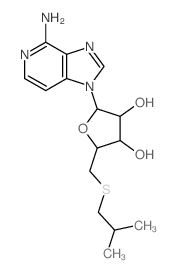 CAS 登录号：67377-76-8， 5'-脱氧-5'-(异丁基硫代)-3-去氮杂腺苷