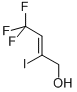 structure of CAS# 674-35-1, 4,4,4-Trifluoro-2-Iodobut-2-En-1-Ol;2-IODO-4,4,4-TRIFLUOROBUT-2-EN-1-OL;4,4,4-TRIFLUORO-2-IODOBUT-2-EN-1-OL