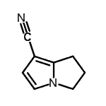 CAS#: 67421-67-4， 2,3-Dihydro-1H-pyrrolizine-7-carbonitrile