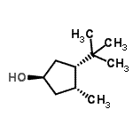 CAS#: 674799-02-1， (1R,3R,4S)-3-Methyl-4-(2-methyl-2-propanyl)cyclopentanol