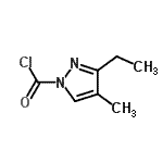 CAS#: 67514-66-3， 3-Ethyl-4-methyl-1H-pyrazole-1-carbonyl chloride