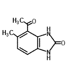 CAS#: 67521-12-4， 4-Acetyl-5-methyl-1,3-dihydro-2H-benzimidazol-2-one