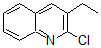 结构式 CAS# 67525-28-4, 2-氯-3-乙基-喹啉