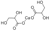 结构式 CAS# 67525-74-0, DL-甘油酸半钙盐水合物